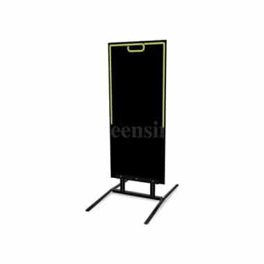 ETIQ-ETAL Flashy Anise Sidewalk Board With Spring Feet 670 x 970 x 1380 mm