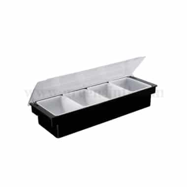 LOUIS TELLIER ABS spice box 4 compartments 490 x 150 x h 95 mm