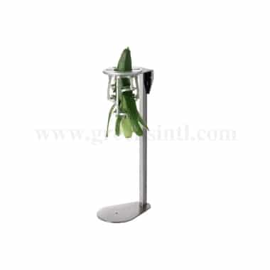LOUIS TELLIER Stainless steel peeler on stand - cucumbers