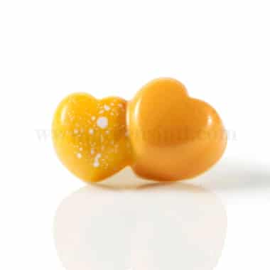 MARTELLATO Polycarbonate Chocolate Mould Double - Hearts 43 x 26 h 16 mm