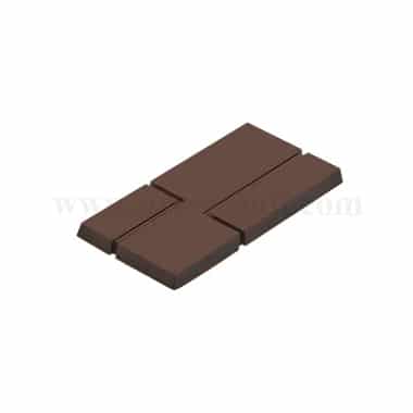 MARTELLATO Polycarbonate Chocolate Mould for tablets 154 x 74 h 10 mm
