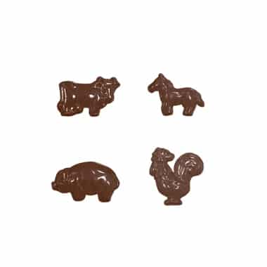 MARTELLATO Thermoformed Chocolate Mould Farm Animal