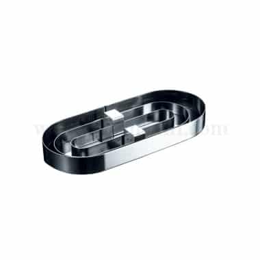 MARTELLATO Cake Idea Ellipse Kit 3 Moulds