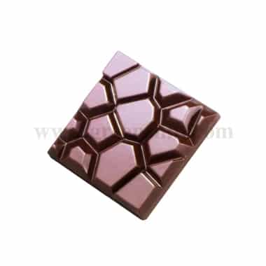 MARTELLATO Polycarbonate Chocolate Mould Evolution - Stone 70 x 70 h 11 mm