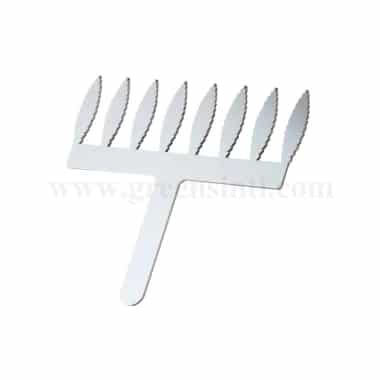 MARTELLATO Stainless Steel Feather Comb 250 x 200mm