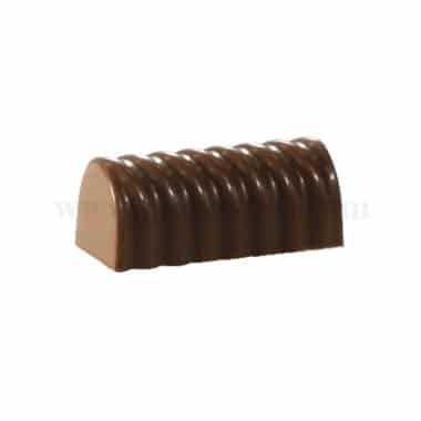 MARTELLATO Polycarbonate Chocolate Mould Twist 39.5 x 19 h 16 mm