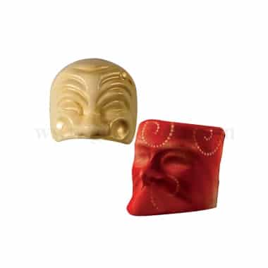 MARTELLATO Thermoformed Plastic Mould Venetian Mask 130 x 180 x 60 mm