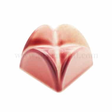 MARTELLATO Polycarbonate Chocolate Mould Architecture - Cross 26.5 x 26.5 h 18 mm