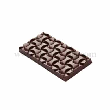 MARTELLATO Polycarbonate Chocolate Mould Evolution - Weave 140 x 70 h 11 mm