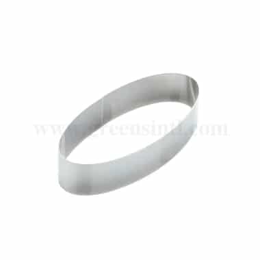 MARTELLATO Oval Entremet Pastry Ring 70x18xh40mm