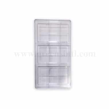 MARTELLATO Polycarbonate Chocolate Mould Bar 140 x 70 x h .50 mm