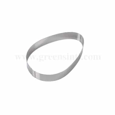 MARTELLATO Egg Shaped Cake Band 121 x 180 x h40 mm