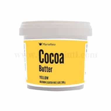 MARTELLATO Coloured Cocoa Butter Yellow 200g
