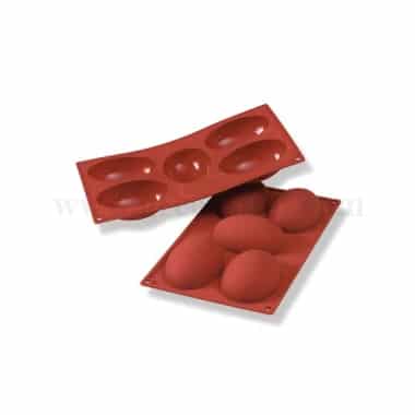 MARTELLATO Silicone Mould Half Egg 102x73 h 36 mm