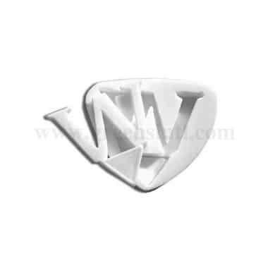 GREENS CHOICE Silicone Mould Letter W-50 x 52 x h 30 mm