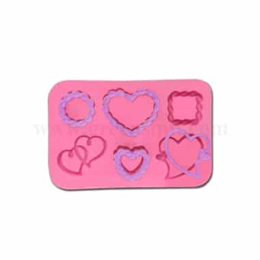GREENS Silicone Mould Love Decorations 90 x 61 mm
