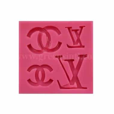 GREENS Silicone Mould Louis Vitton & Chanel 80 x 70 mm
