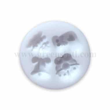 GREENS Silicone Mould Christmas Decorations 80 mm