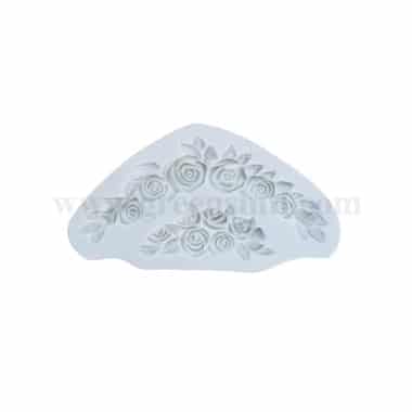 GREENS Silicone Mould Flower Border 160 x 85mm