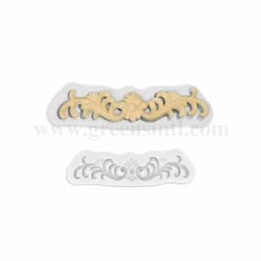 GREENS Silicone Mould Frill / Border Designs 135 x 35 mm