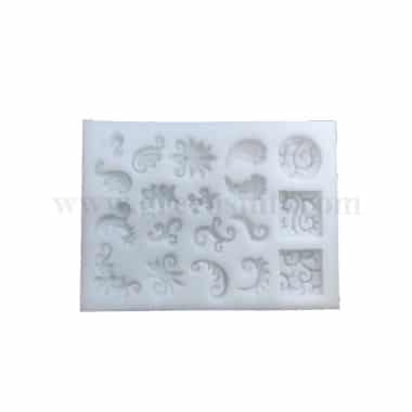 GREENS Silicone Mould Frill/Border Designs 115 x 80 mm