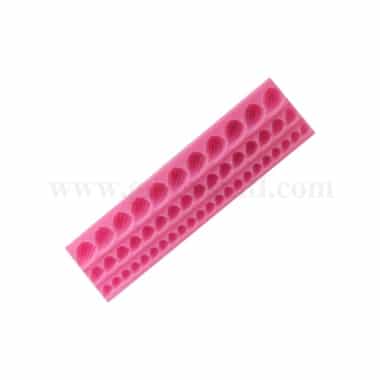 GREENS CHOICE Silicone Mould Frill Border 195 x 55 mm