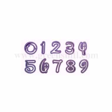 GREENS Silicone Mould Numbers Disney Font 118 X 70mm