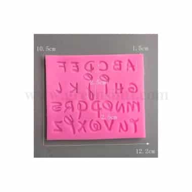 GREENS Silicone Mould Disney Font Alphabets 122 x 105mm