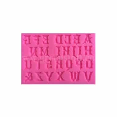 GREENS Silicone Mould Uppercase Alphabets 154 x 100mm