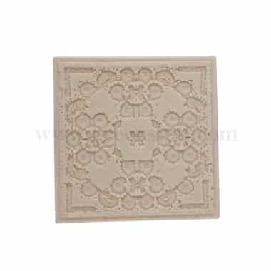 GREENS Silicone Mould Floral Printed Texture Mat 105 x 105mm
