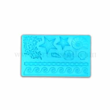 GREENS Silicone Mould Sea Theme 200 x 130 mm