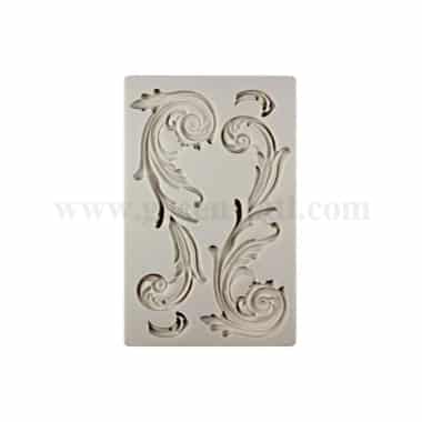 GREENS Silicone Mould Boroque Border Design