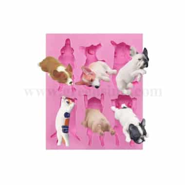 GREENS Silicone Mould Dogs and Cats 100 x 90 mm