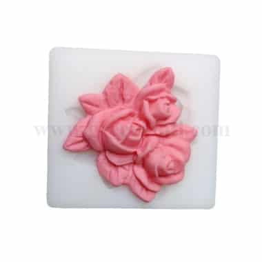 GREENS Silicone Mould Rose 50 x 50 mm
