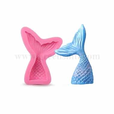 GREENS Small Mermaid Tail Cake Silicone Mould 50 x 40 mm
