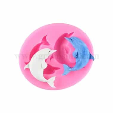 GREENS Dolphin Silicone Mould 79 x 70x 30 mm