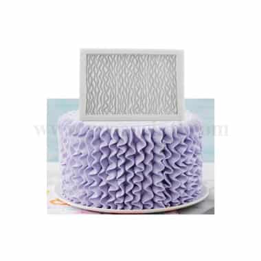 GREENS Ruffle Texture Design Silicone Mould 162 x 110 mm