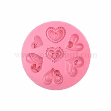 GREENS Hearts Cake Silicone Mould 96 x 59 mm