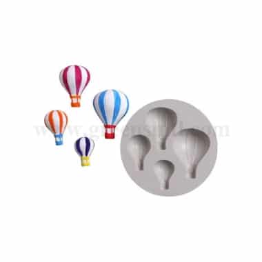 GREENS Hot Air Balloons Silicone Mould 84 x 84 mm