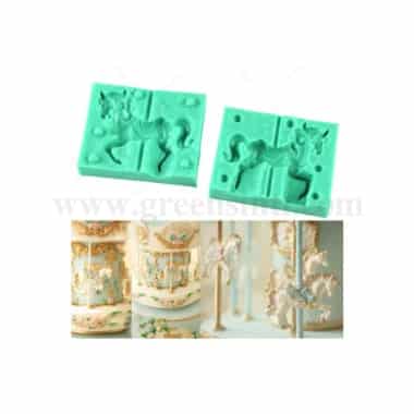 GREENS Carousel Horse Silicone Mould