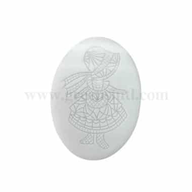 GREENS Girl Lace Design Silicone Mould
