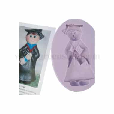 GREENS Student Graduation Silicone Mould 117 x 54 mm