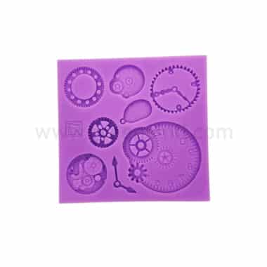 GREENS Silicone Mould Clock Gear Wheels 88 x 85 x 8 mm