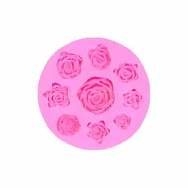 GREENS Silicone Mould Roses 100mm