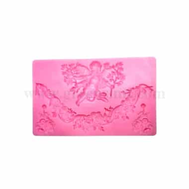 GREENS CHOICE Silicone Mould Angel and Decorations  195 x 125 mm