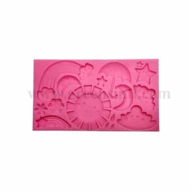 GREENS CHOICE Silicone Mould Sky Theme 209 x 119 x 12 mm