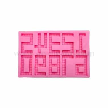 GREENS CHOICE Silicone Mould  Numbers 124 x 81 x 10 mm
