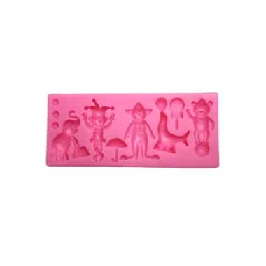 GREENS CHOICE Silicone Mould Circus Theme 150 x 64 x 11 mm