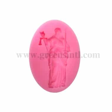 GREENS CHOICE Silicone Mould  Lady Justice 74 x 53 x 10 mm