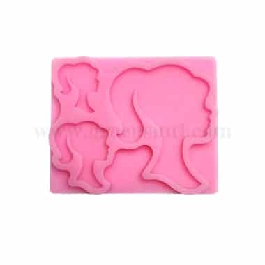GREENS CHOICE Silicone Mould  Lady 103 x 83 x 8 mm